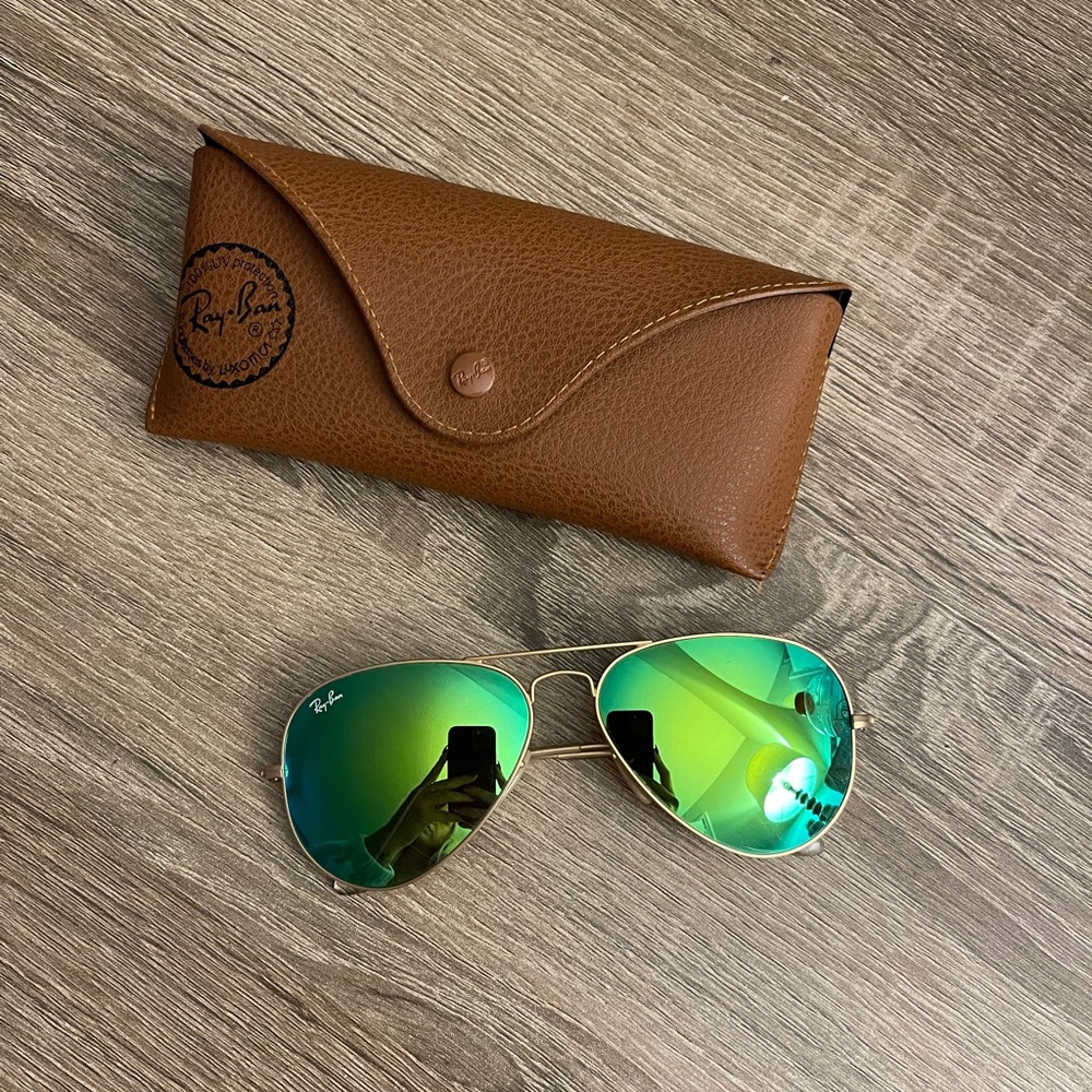 Ray-Ban Aviator Gold/Green